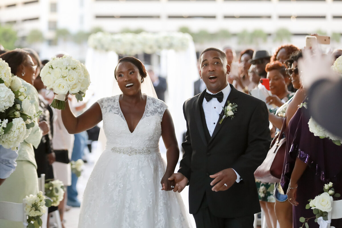 14 - Westin Tampa Wedding Recessional - Tampa Bay Wedding Planner