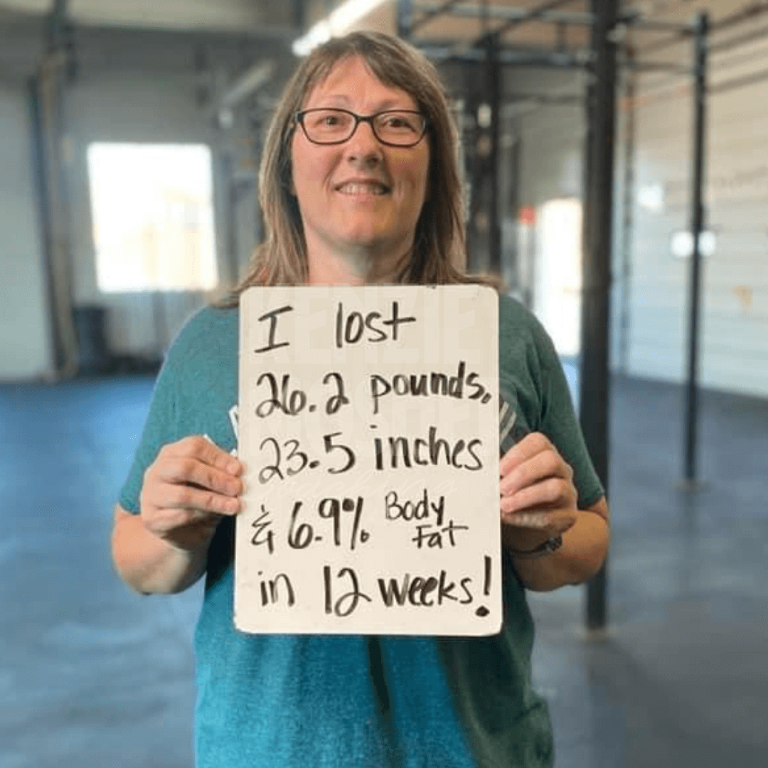 Real client transformation through gut repair and hormone support.