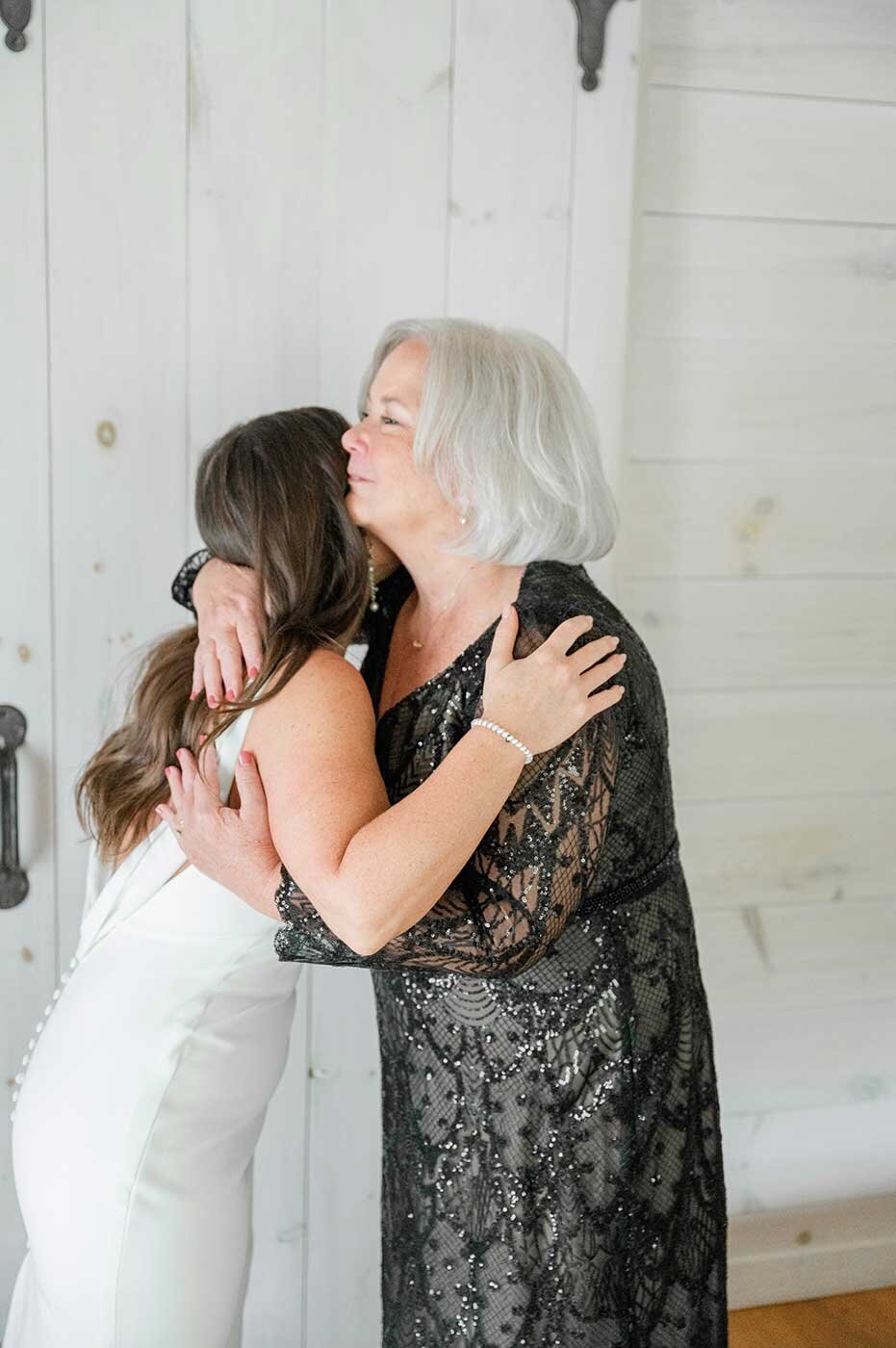 Mother and Bride Getting Ready