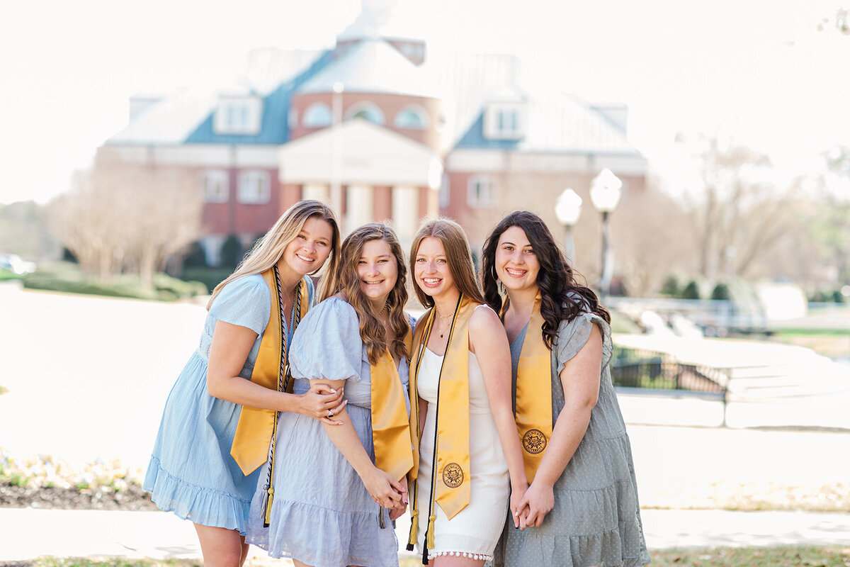Spring senior portraits for college graduates
