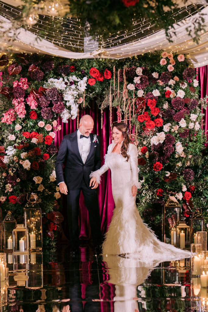 A winter opulent wedding fairytale