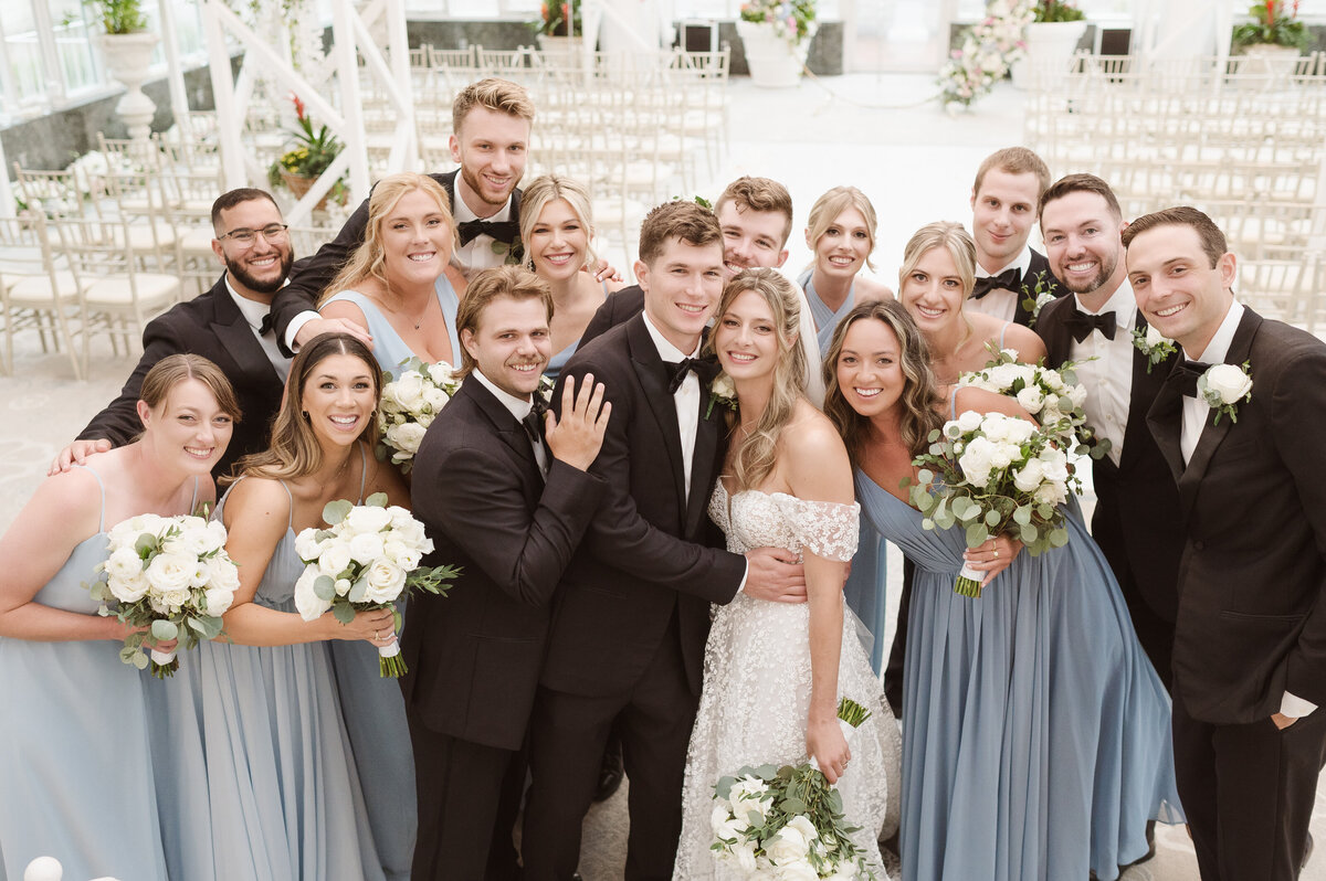 dreamy wedding venue in NJ at the Madison hotel conservatory. Photos by Suess Moments photographer