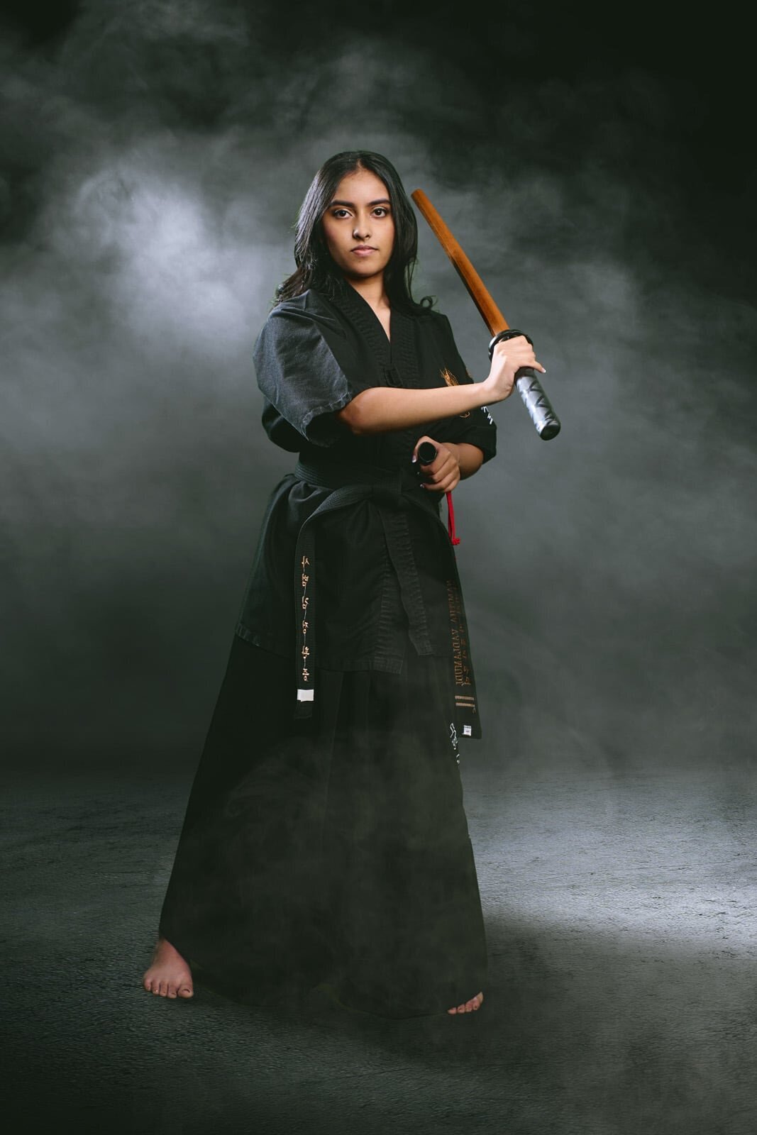 Martial Artist Portrait With Training Sword-01