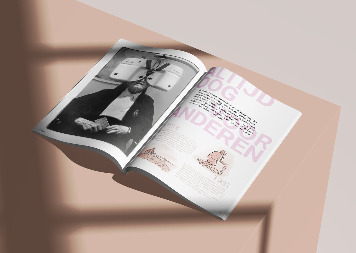 Jubileum magazine Majoor ontwikkelt voor het Leger des Heils, over Majoor Bosshardt. Begeleiding, productie, redactie en ontwerp magazine door Bladkamer.
