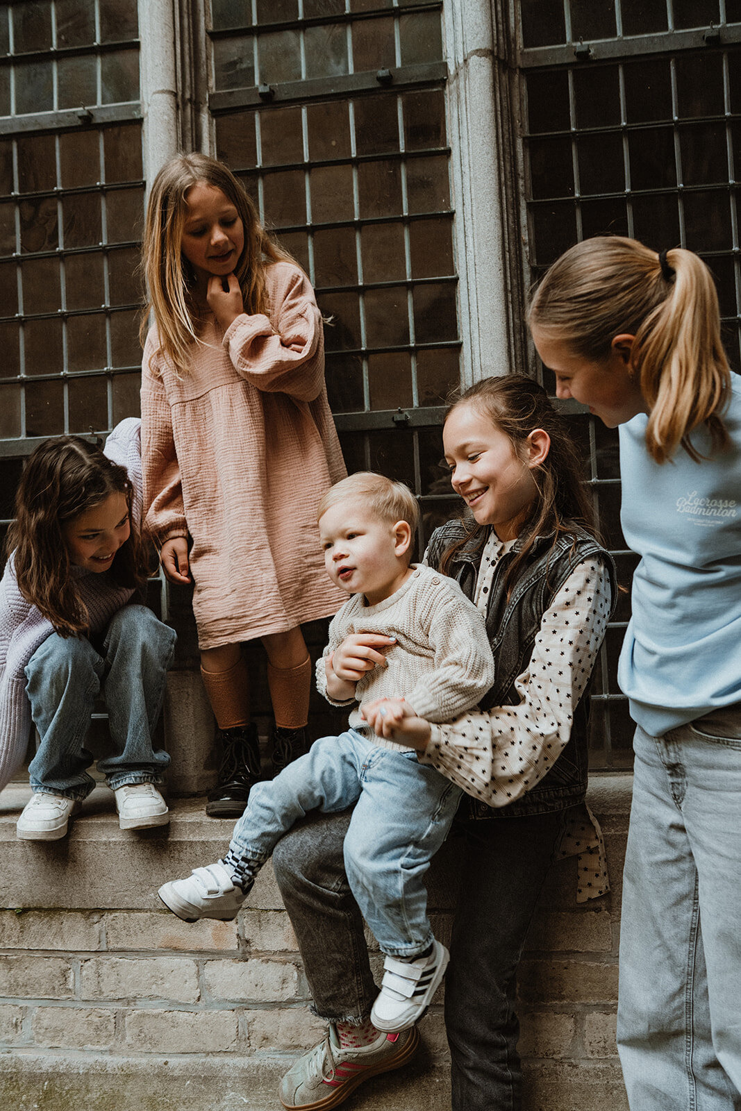 Gezinsshoot met 5 kinderen 