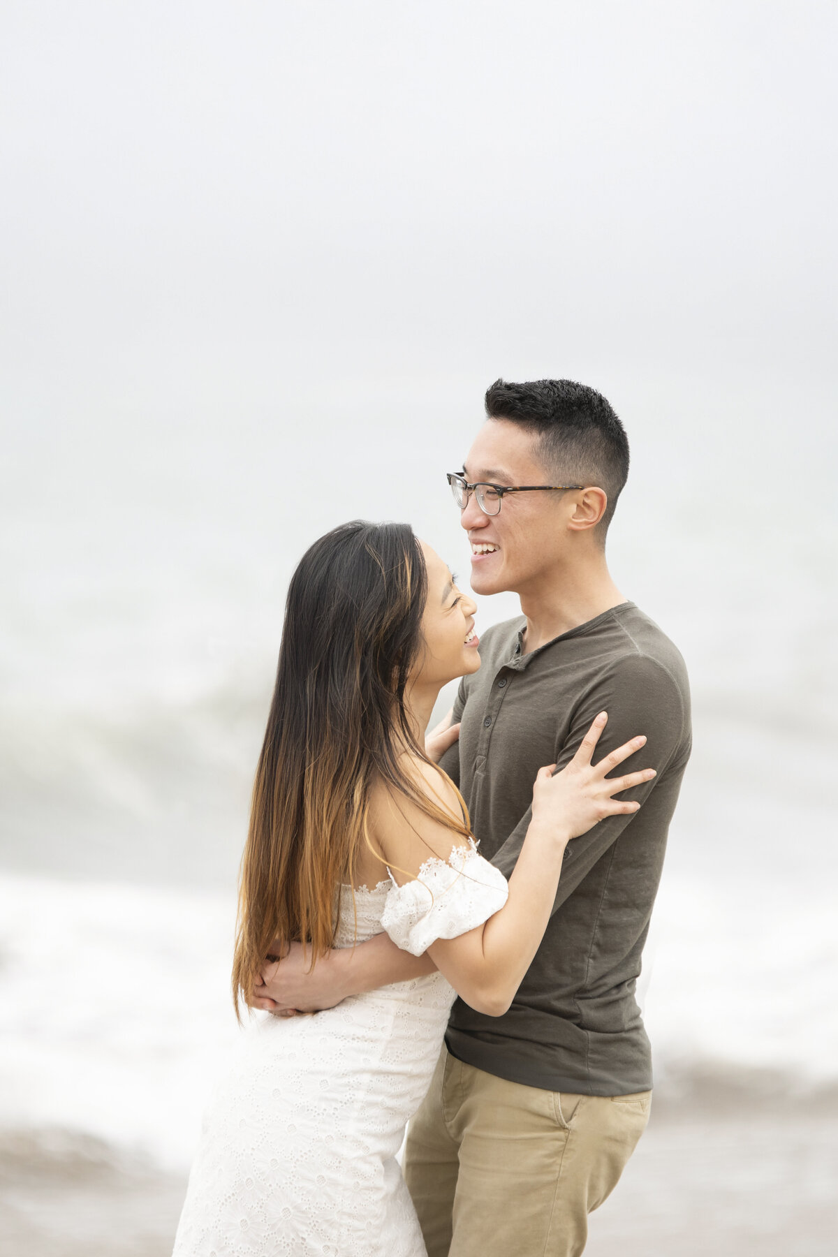 Wallace & Cera _ Engagement Portraits_ Santa Cruz Boardwalk & Beach_26