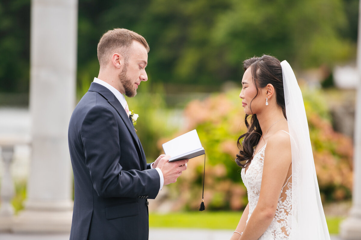 Say 'I do' at Grand View in Mendon, MA. A stunning lakeside wedding venue with breathtaking views, elegant spaces, and timeless photography opportunities
