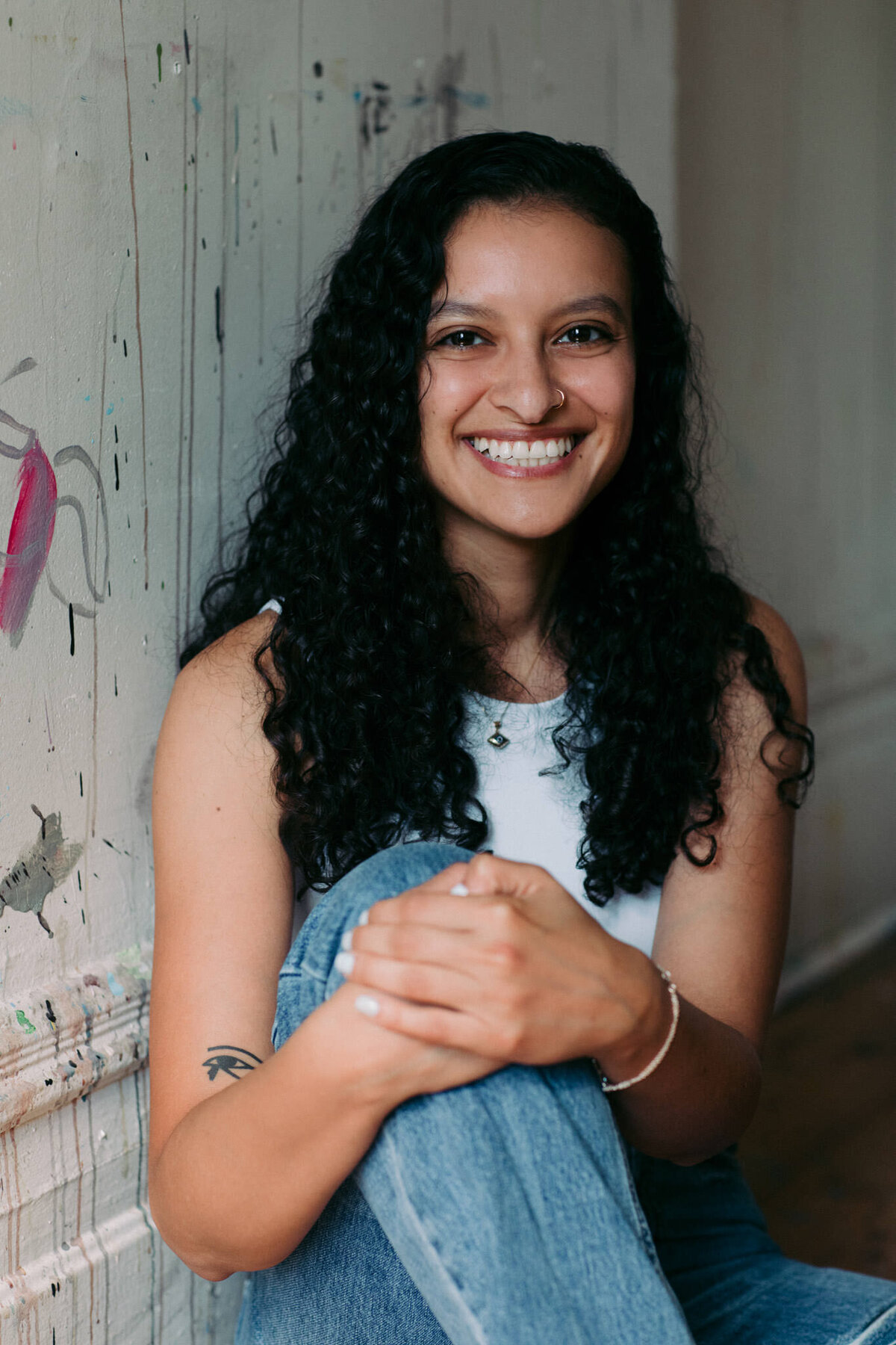 portrait of writer deena. elgenaidi