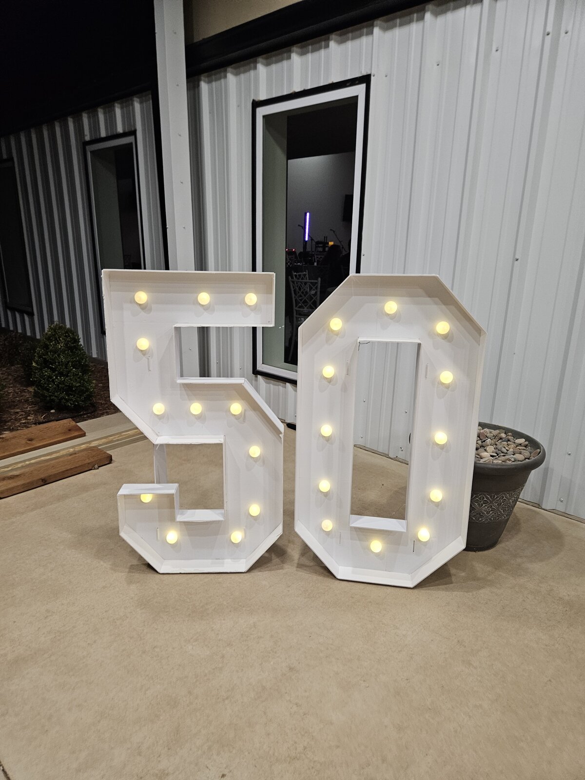50th birthday party at Diamond Springs Wedding Venue in Wichita KS