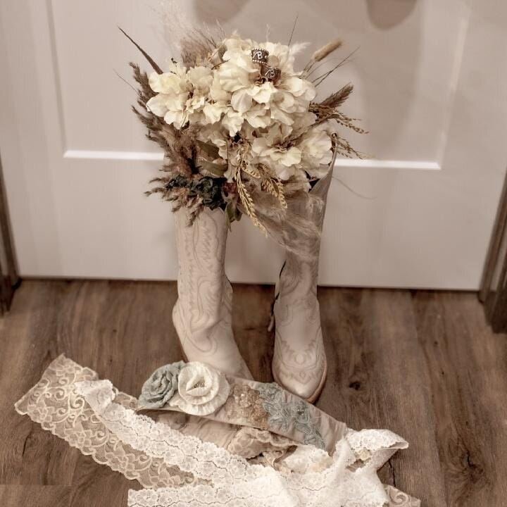 Wedding display at Diamond Springs Wedding Venue in Wichita KS