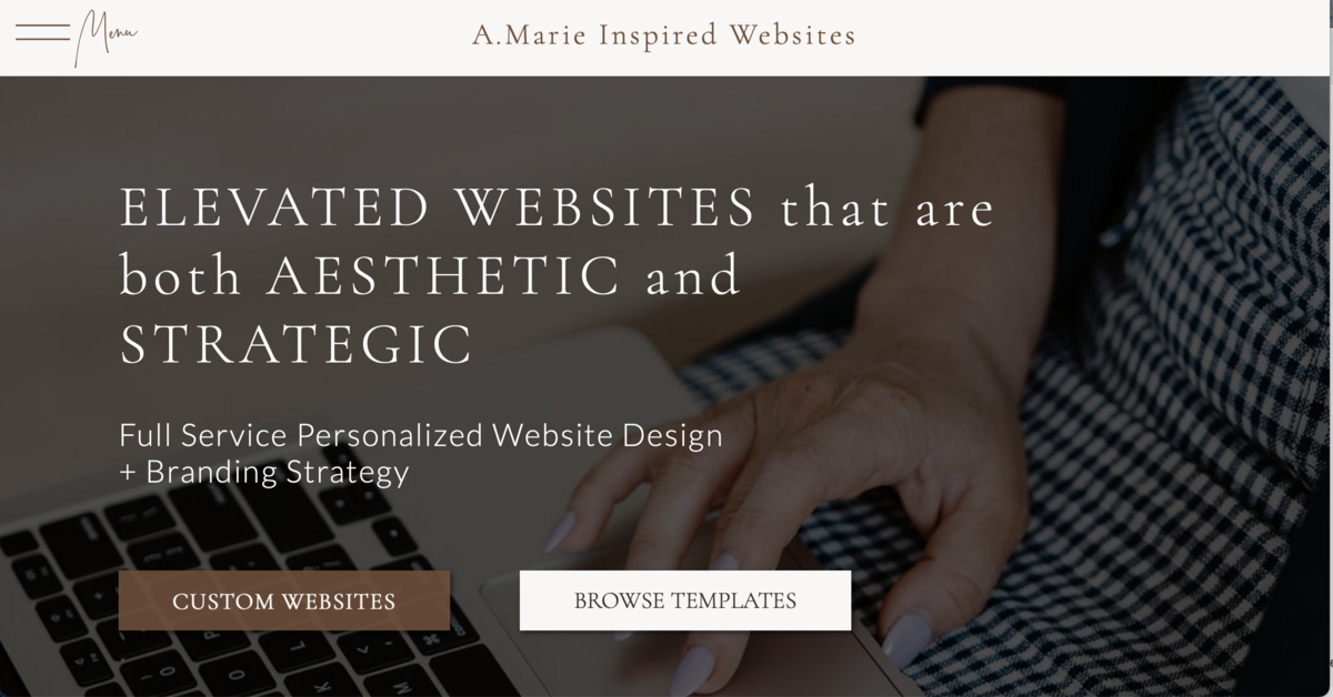 ELEVATED WEBSITES that are both AESTHETIC and STRATEGIC