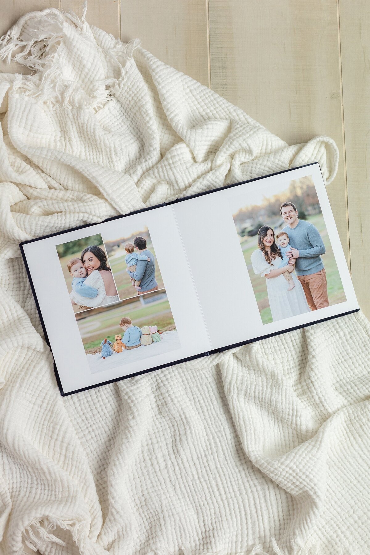 Album displaying family photos