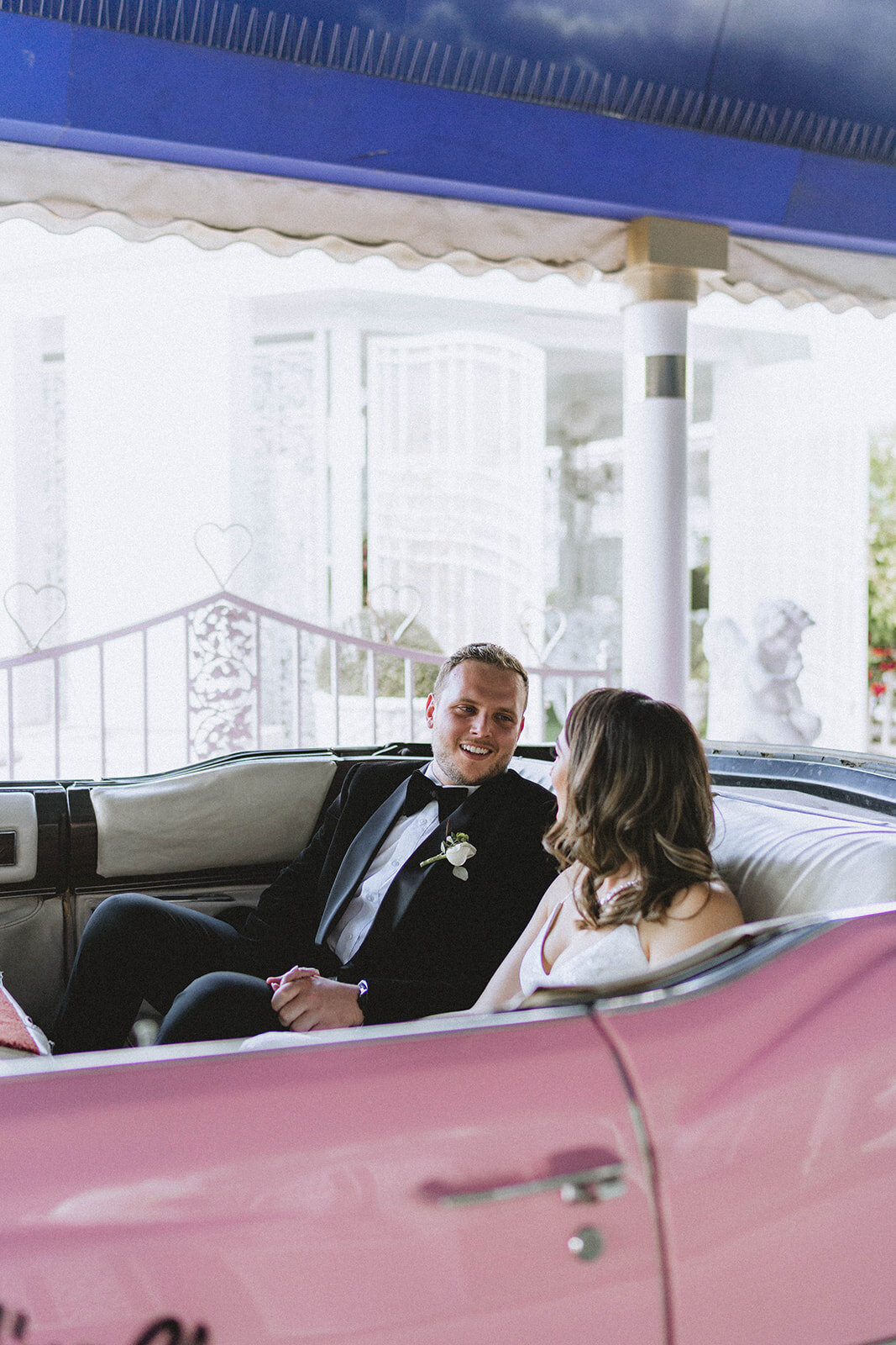 A Little White Chapel Wedding Downtown Las Vegas Elopement Photography Packages Pink Cadilliac-0108