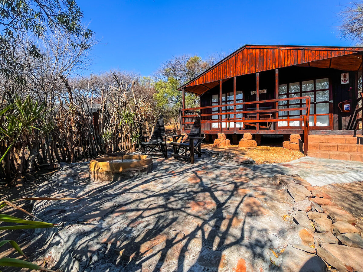 outdoor wooden cabins accommodation