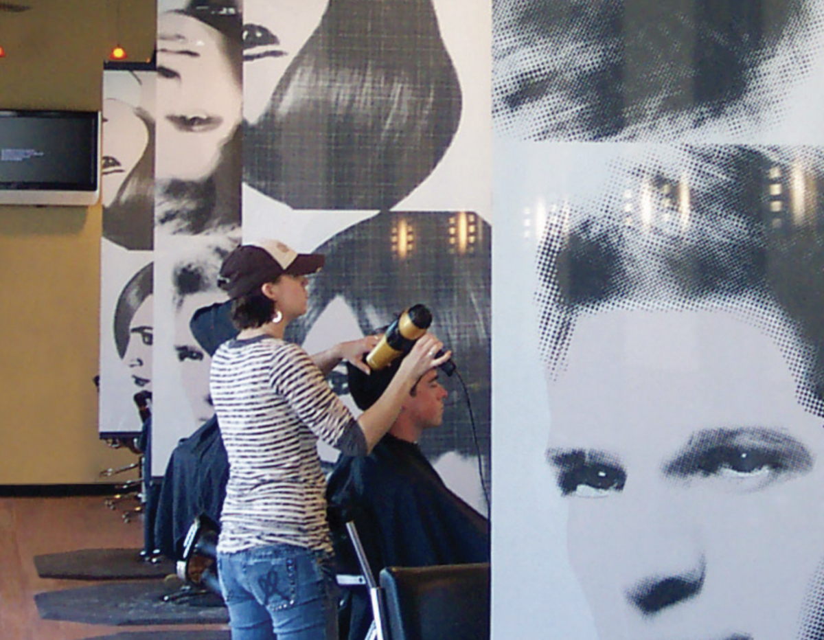 Custom commercial screens