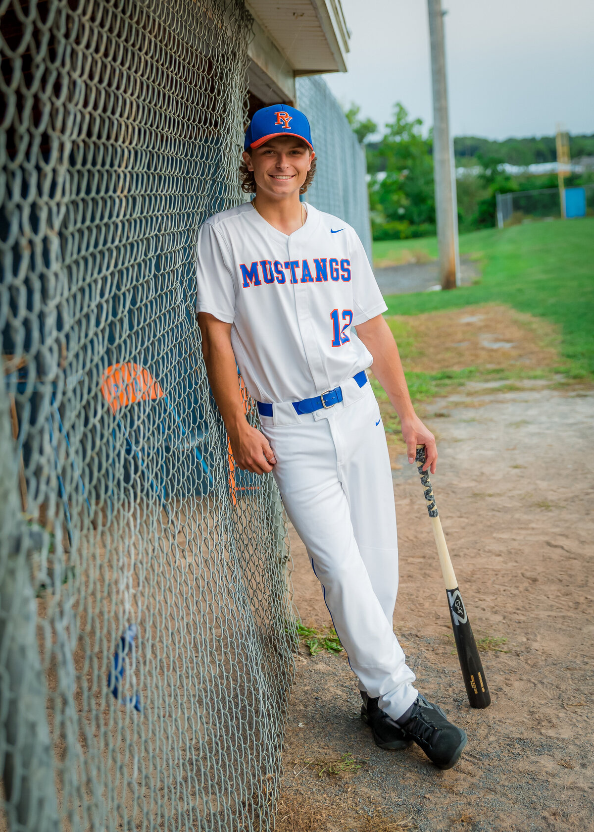 Baseball senior pictures with You-nique Photography taken in Penn Yan, NY
