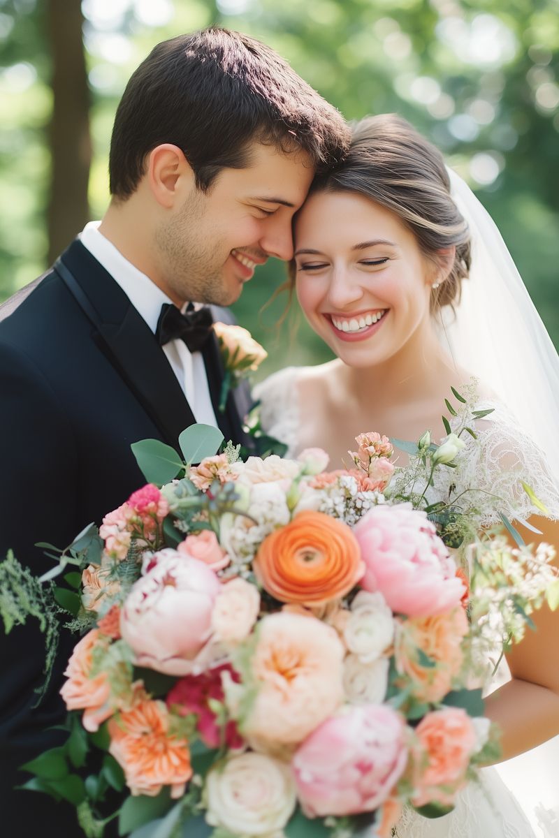 Wedding Day Embrace