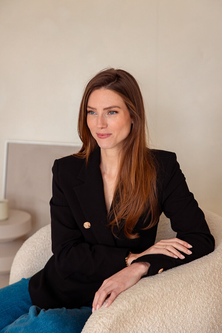 Business fotoshoot voor vrouwelijke ondernemer in Haarlem