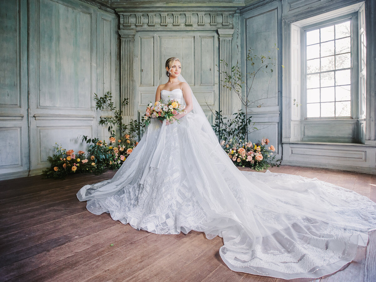 Jenny-Haas-Photography-Luxury-DC-Planner-Prof-Jimmy-Choo-Wedding-Gown-Luxe-Florals
