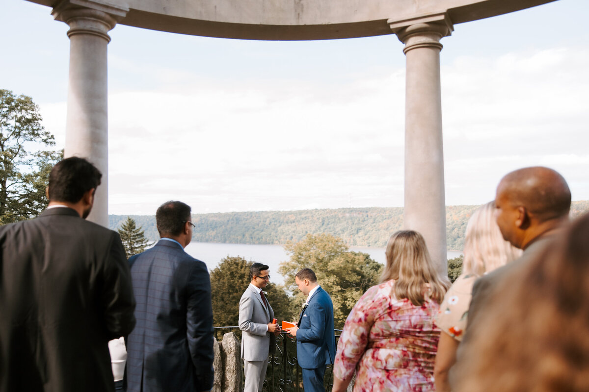 Mehul & Stefan - Rezdora NYC Untermyer Gardens - Intimate Wedding Previews 009