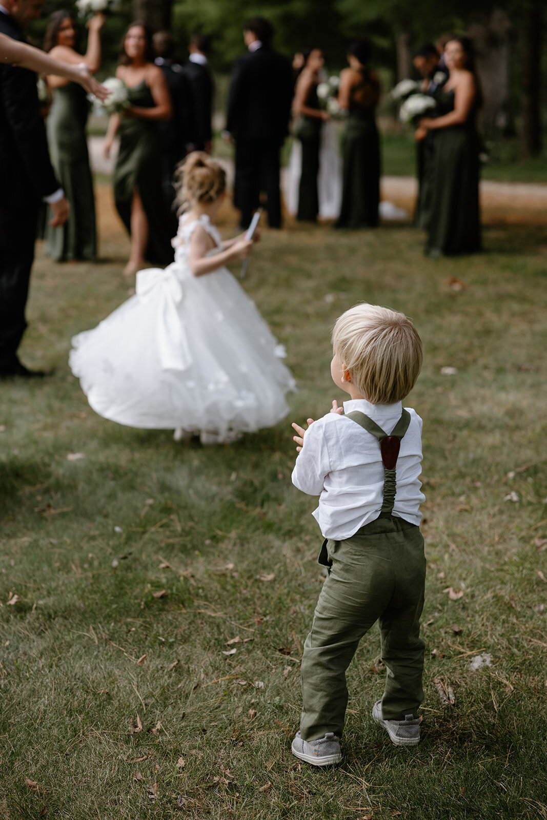 Farm Wedding Children in Illinois