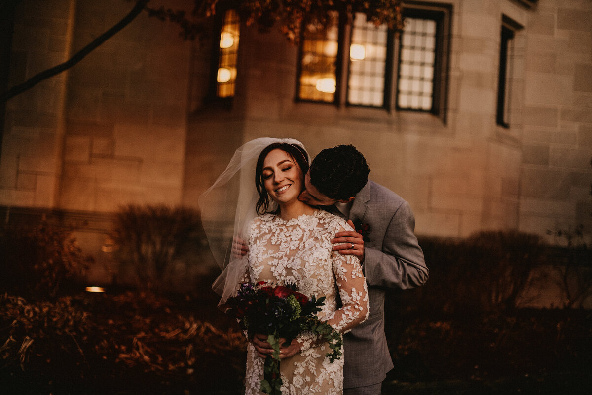 Intimate Wedding Photo in Chicago
