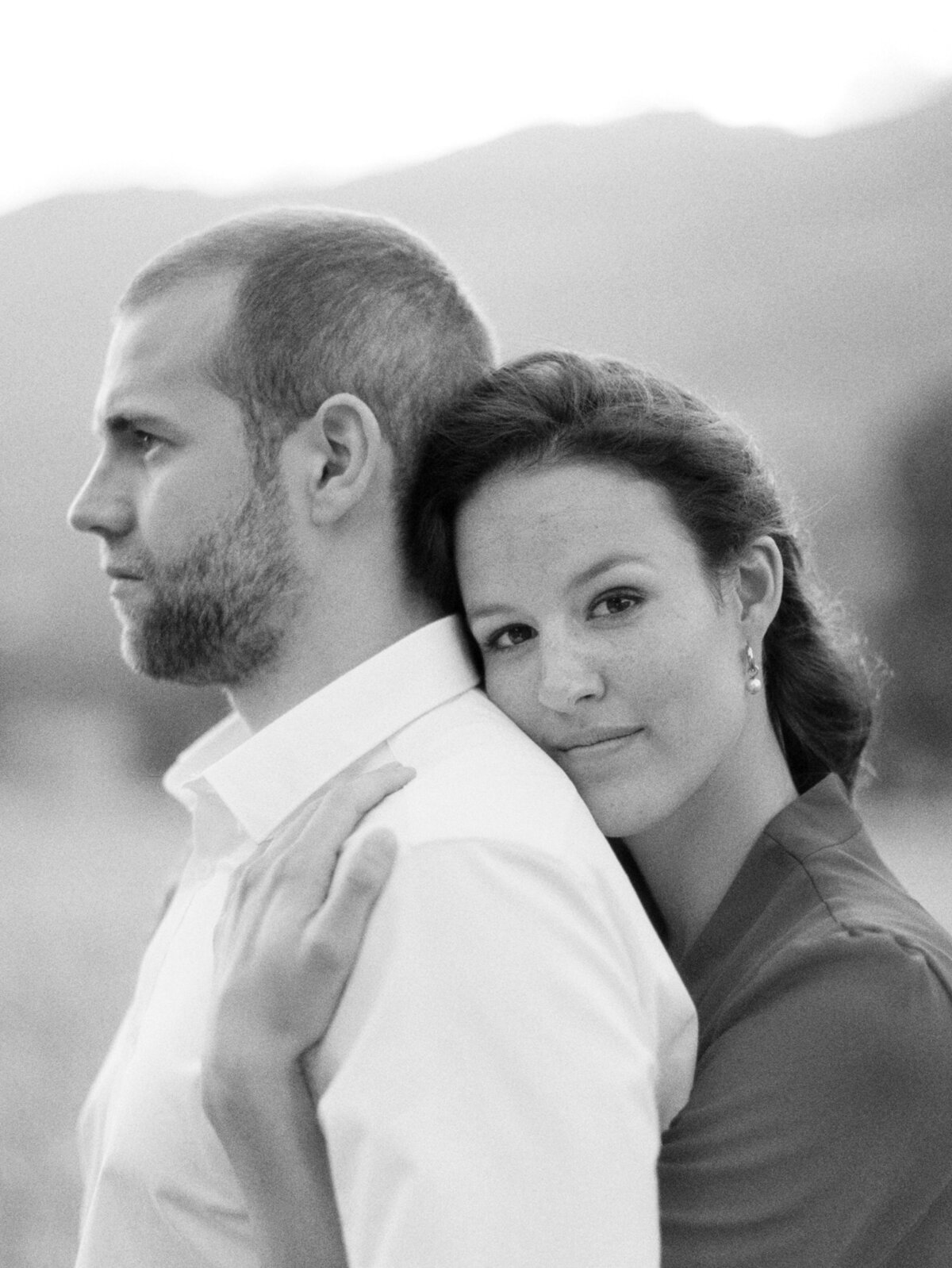 Couples photography session outdoors in Pfynwald, Valais, Switzerland - 18