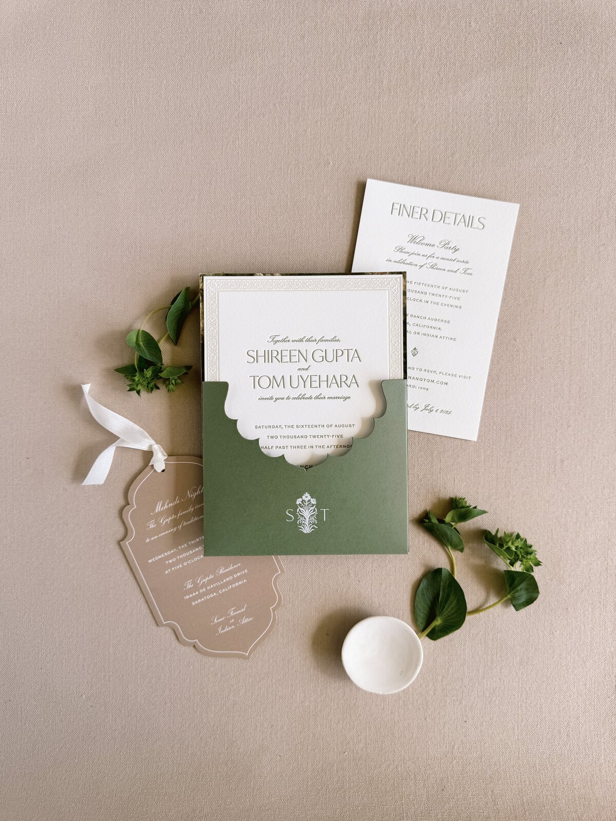 Voted best wedding invitations in Orange County, California