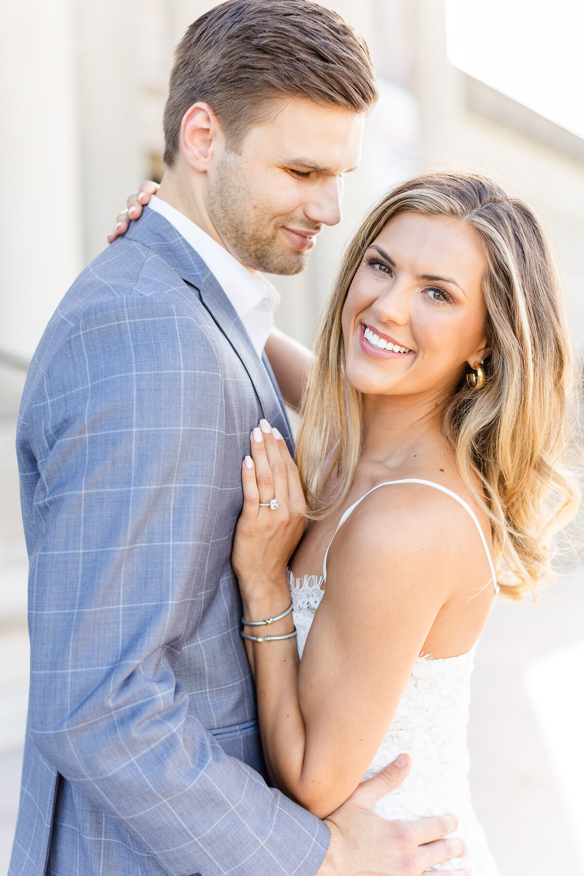 Summer engagement photos in Forest Park St. Louis Missouri