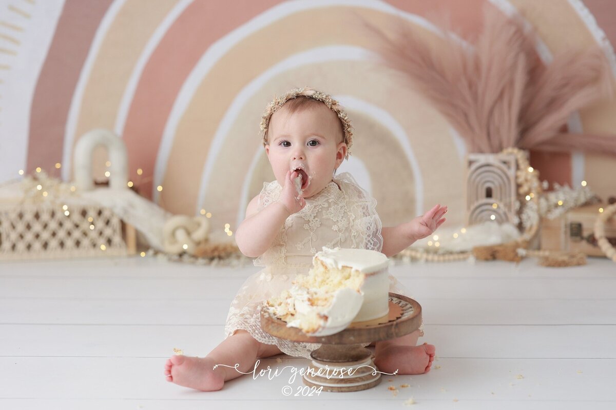 lehigh-valley-photographer-lori-generose-lg-photography-first-birthday-cake-smash-girl-center-valley-pa