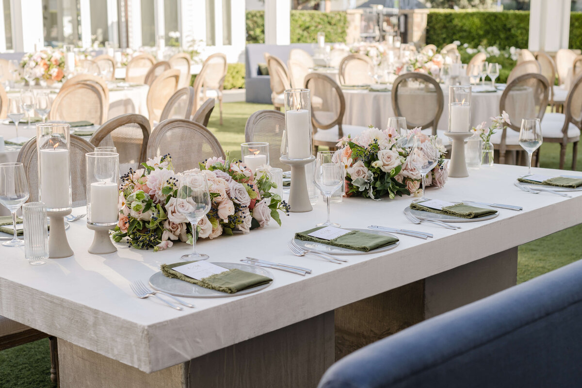 Luxury tented wedding in Beverly Hills