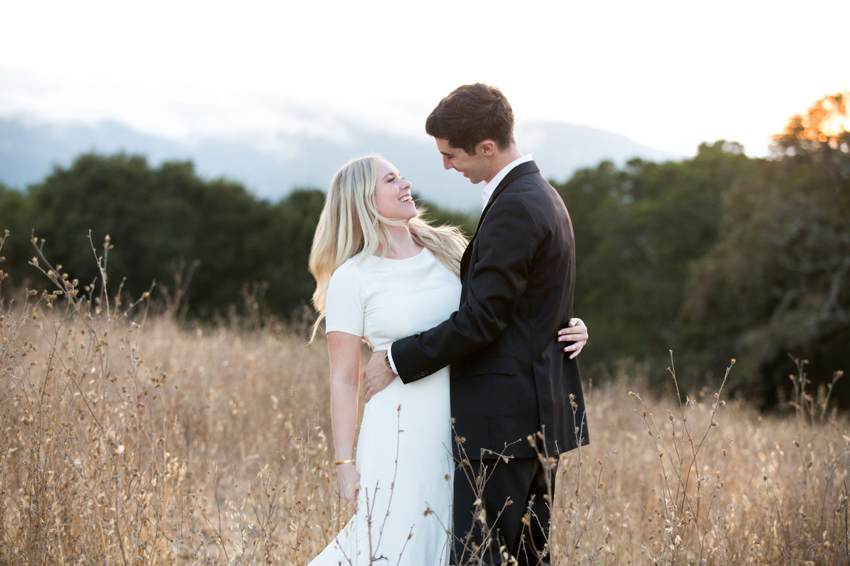 Sunset at Arastradero Park in Palo Alto for Beautiful Engagement Photos