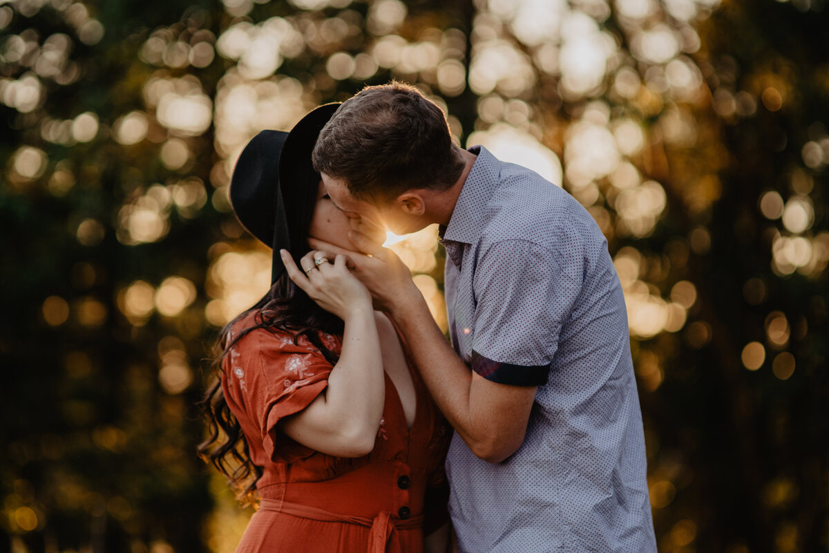 Sunset Golden Hour Mountain Love Anniversary Session489