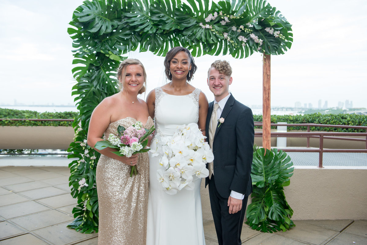 NFL Miami Dolphins Brandon Radcliff ShaKyra Radcliff Briza on the Bay Wedding Andrea Arostegui Photography-156