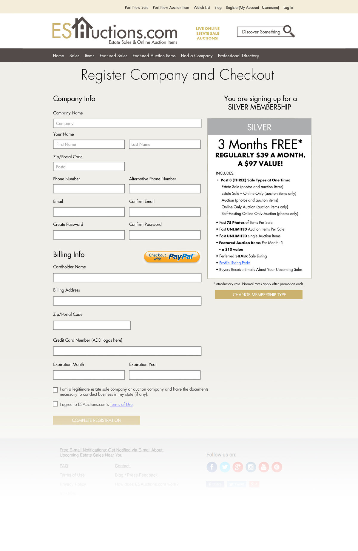 sign-up copy