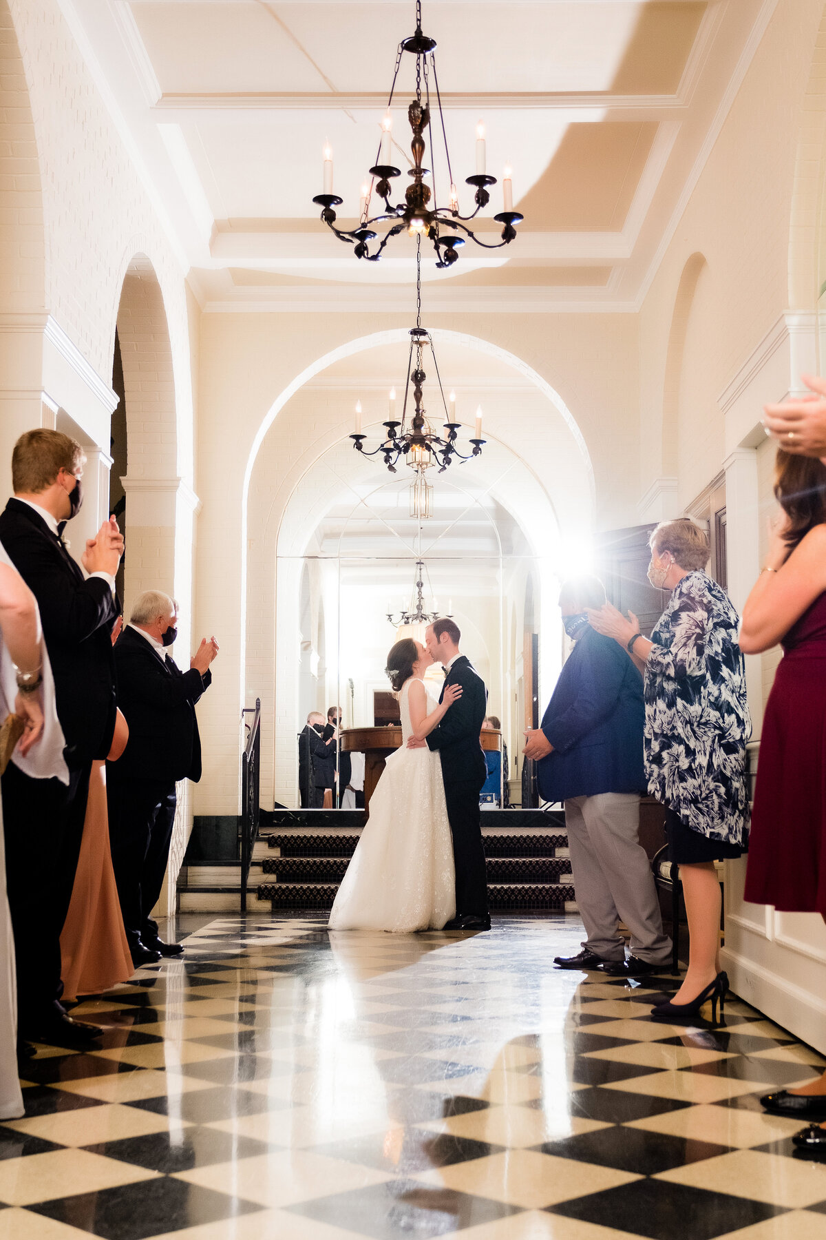 wedding exit from fox chapel golf club