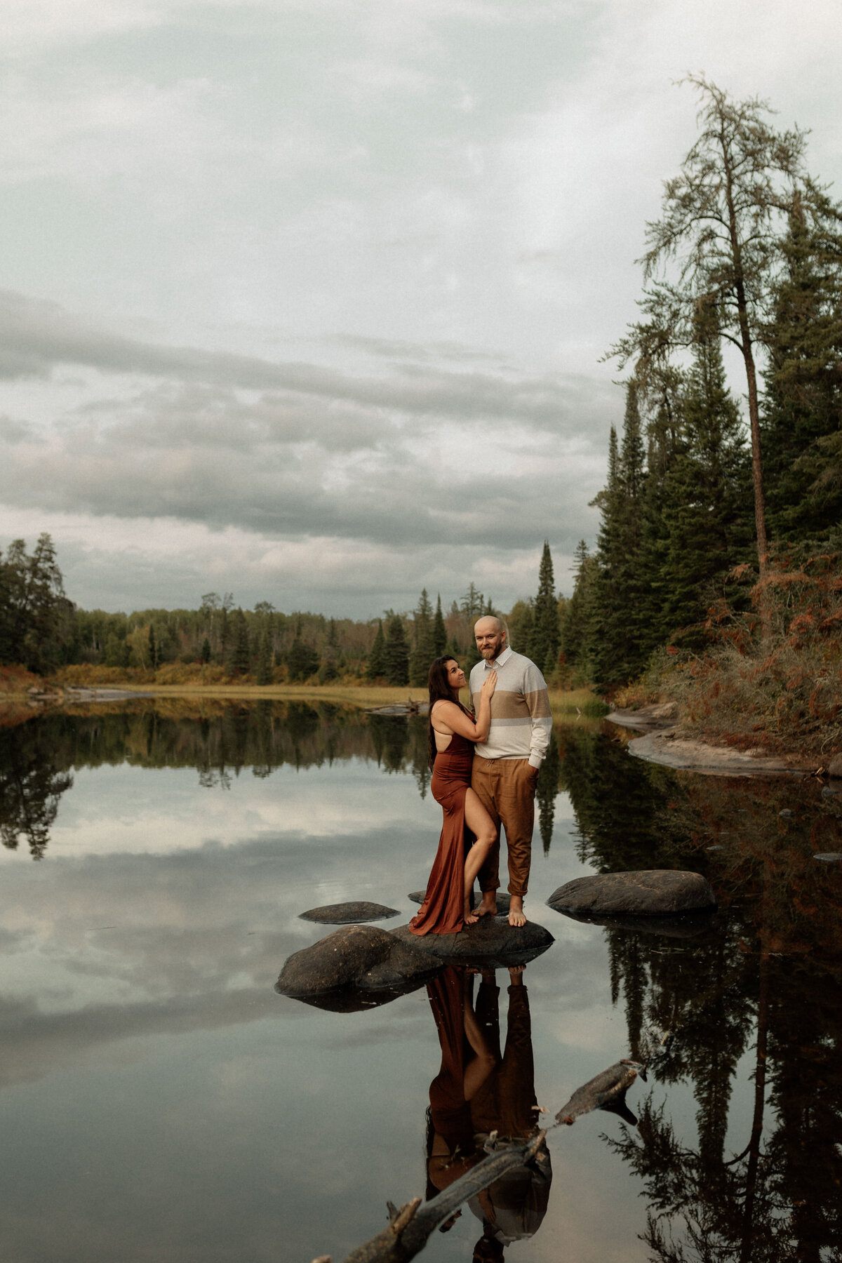 Adventure Engagement Photos Sunset Water 020