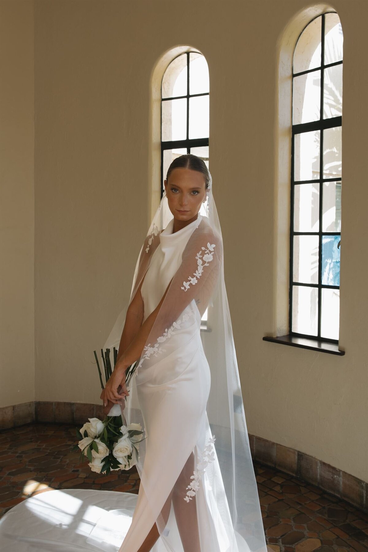 Bridal portrait in Powel Crosley Estate