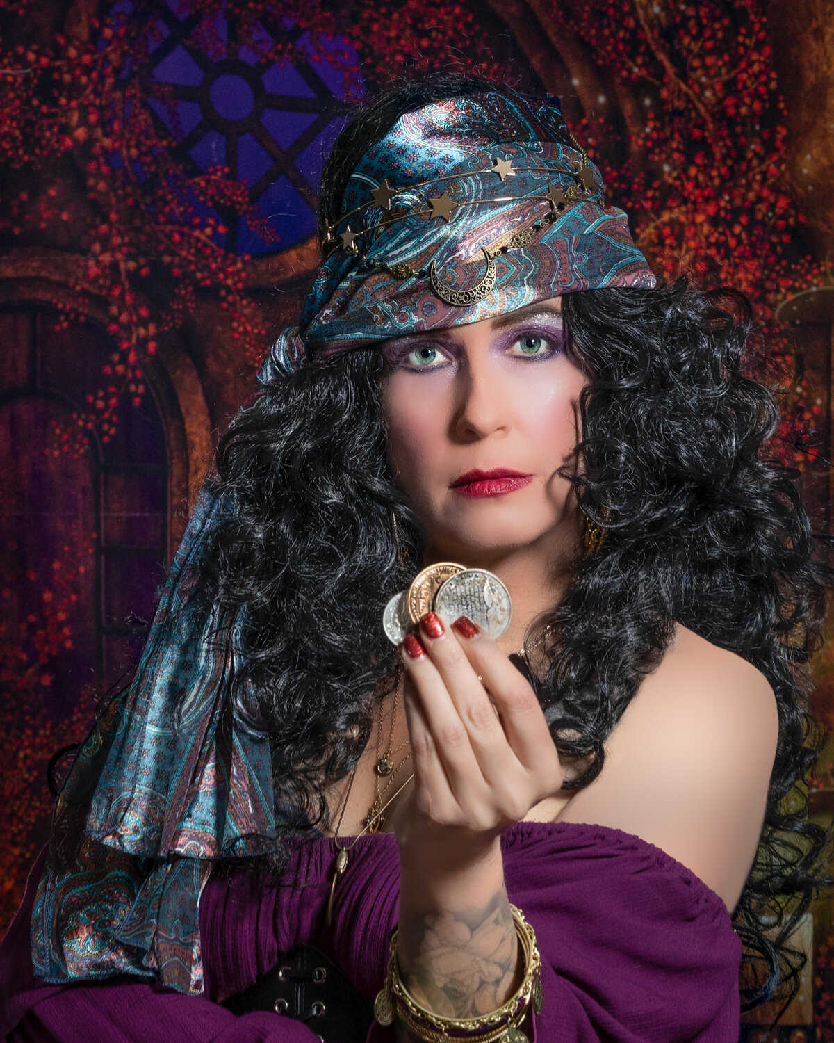 NICOLE EVONNE GYPSY HOLDING COINS sRGB.