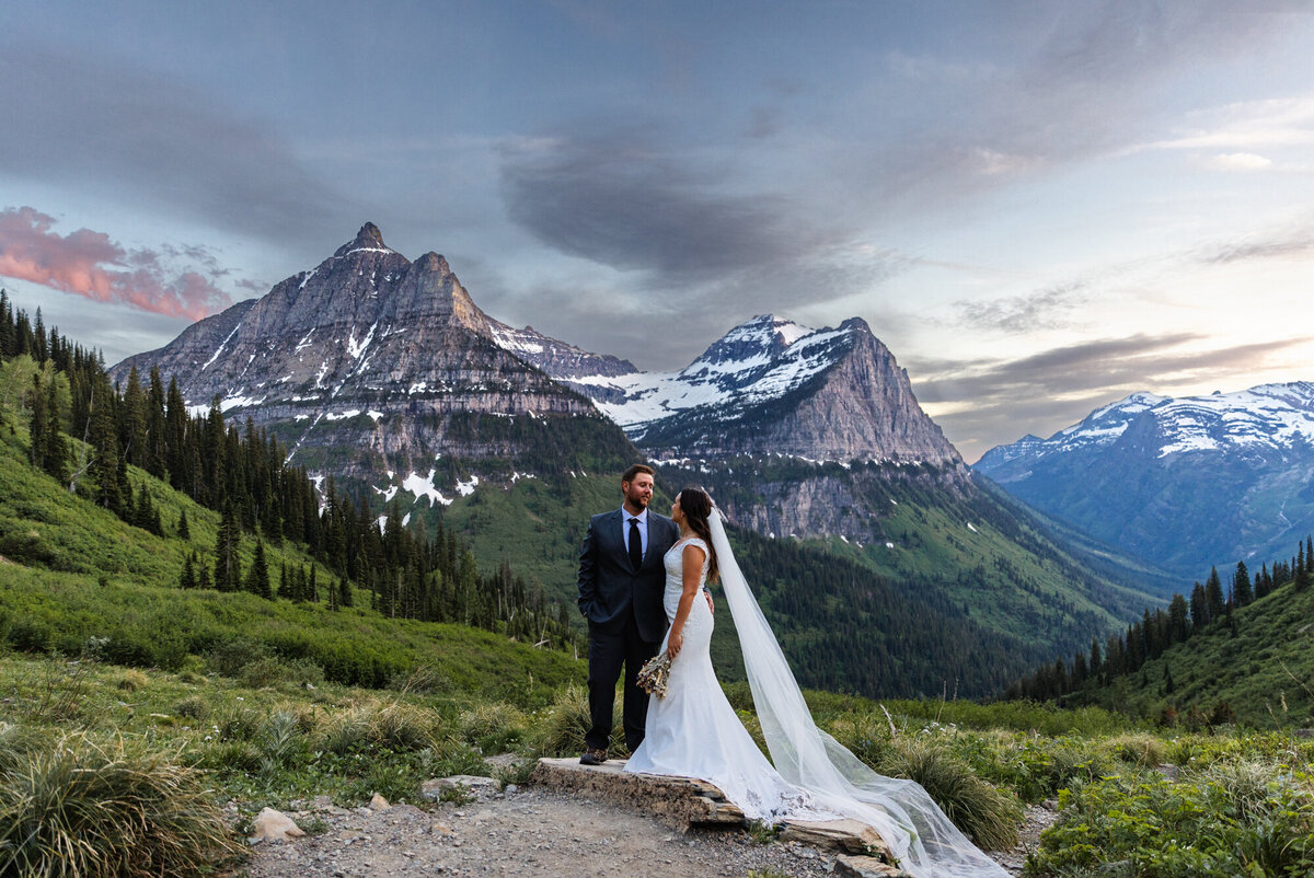 Jake+Jessie Glacier National Park Elopement Montana-91