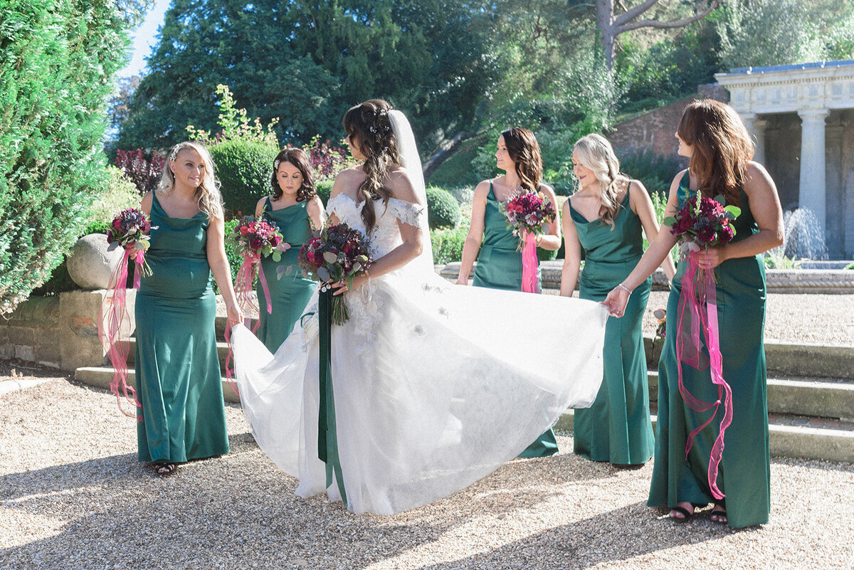 Wotton House bridal party images