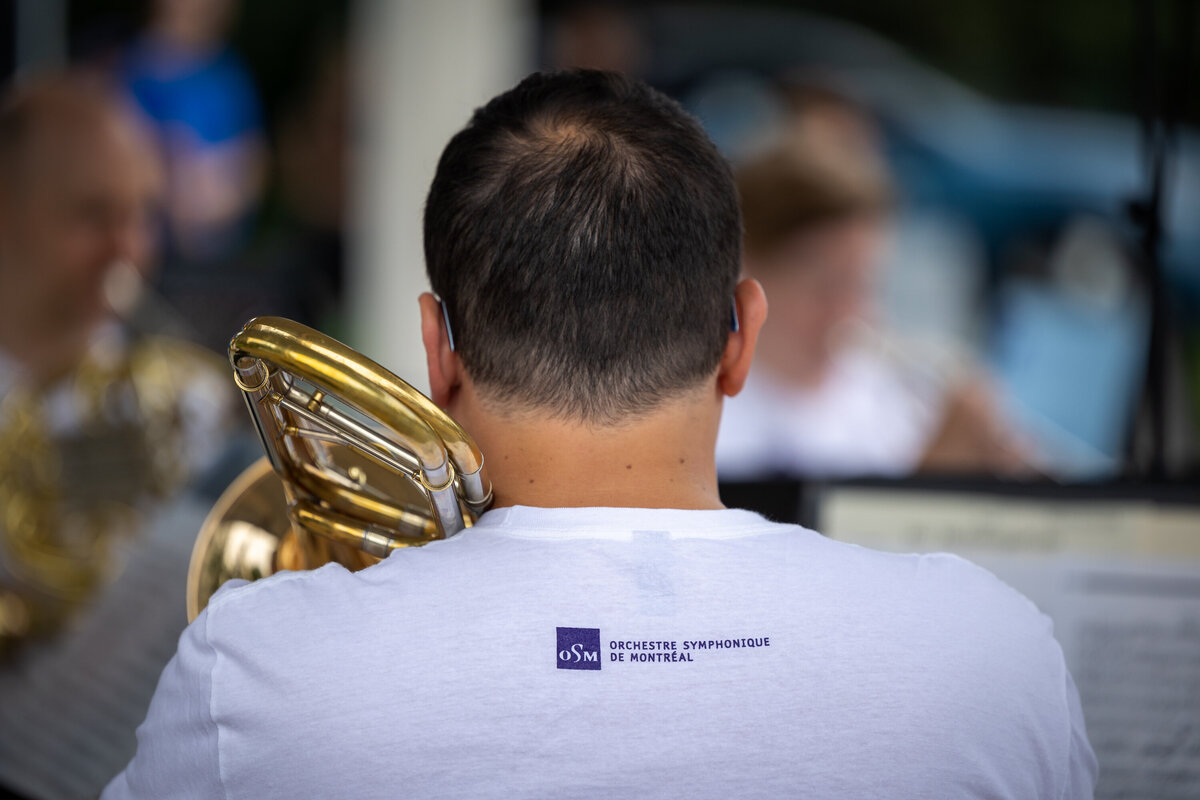 OSM Quartiers d'été de l'OSM Musicien et trombonne