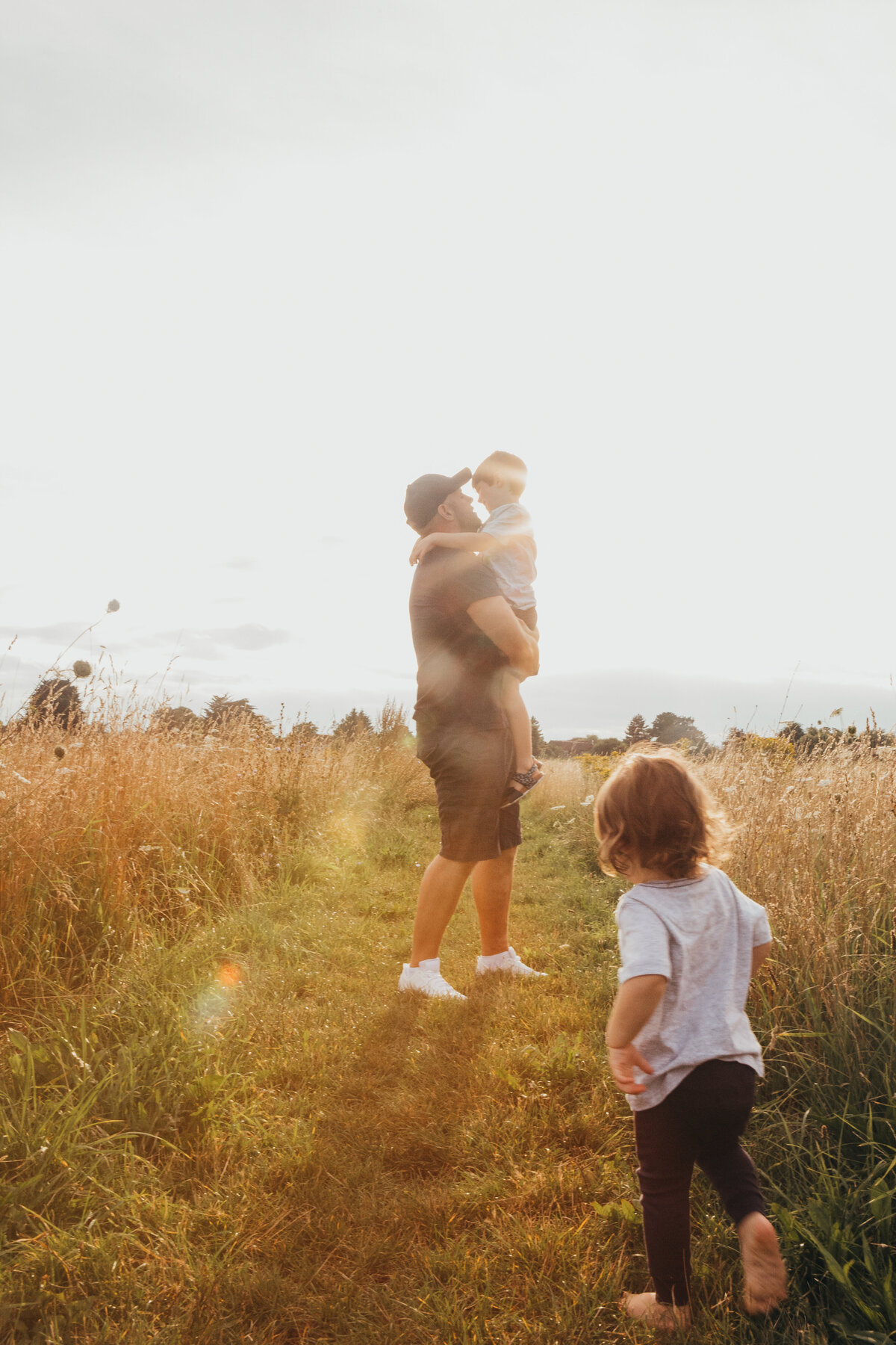 Golden hour family shoot in Windsor