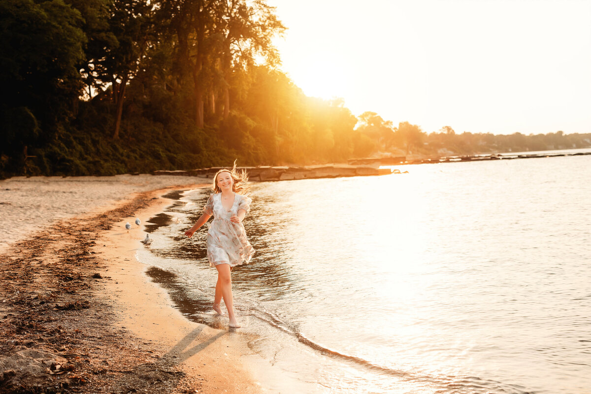 beach senior pictures