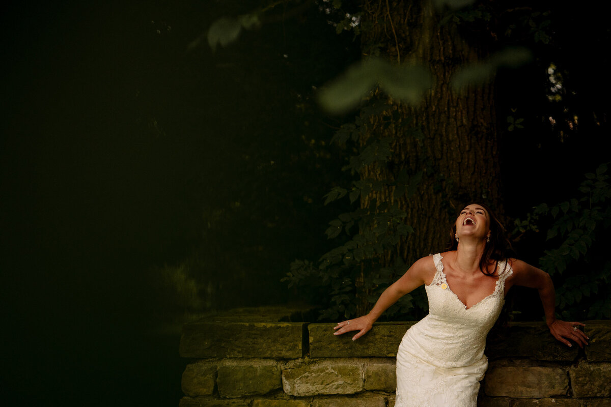 Bride at Wharfedale Grange Photography by toast of Leeds