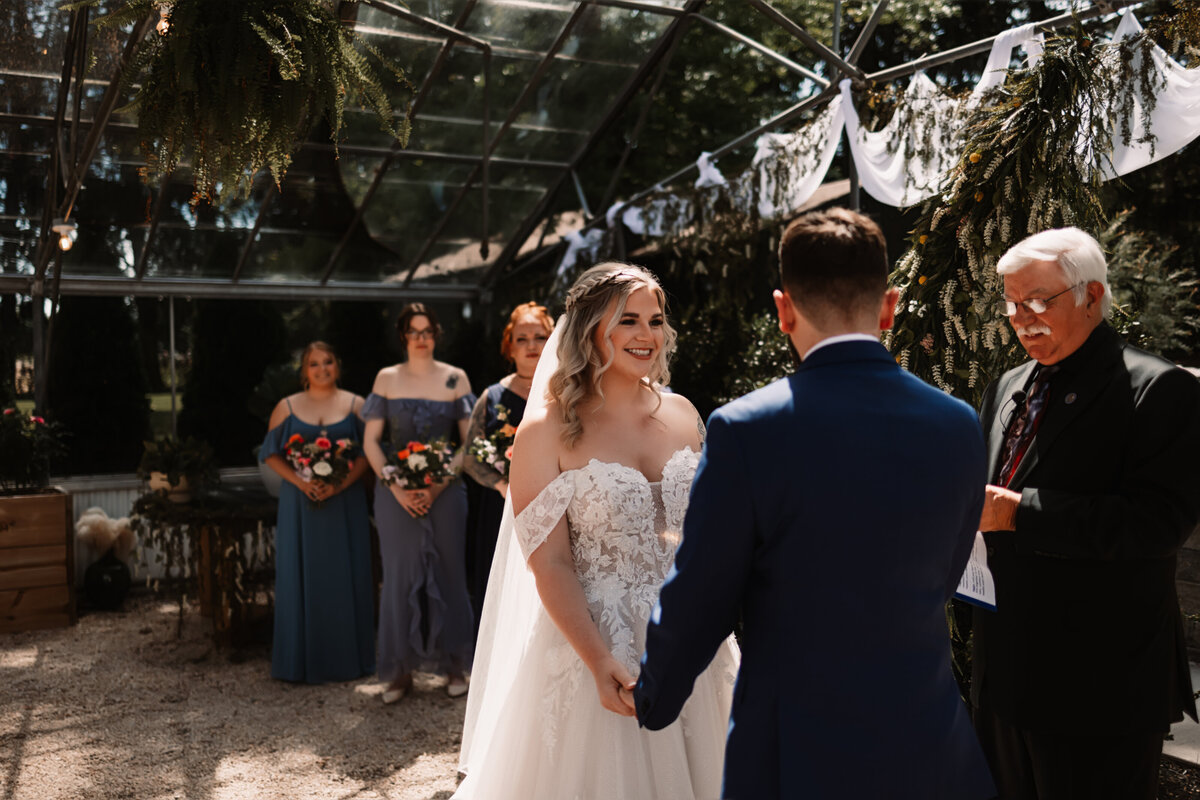 Pennsylvania Wedding Photographer Greenhouse Wedding Grayce Garden Weddings
