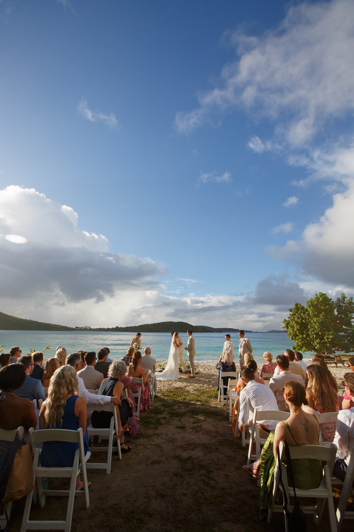 wedding at oppenheimer beach st john