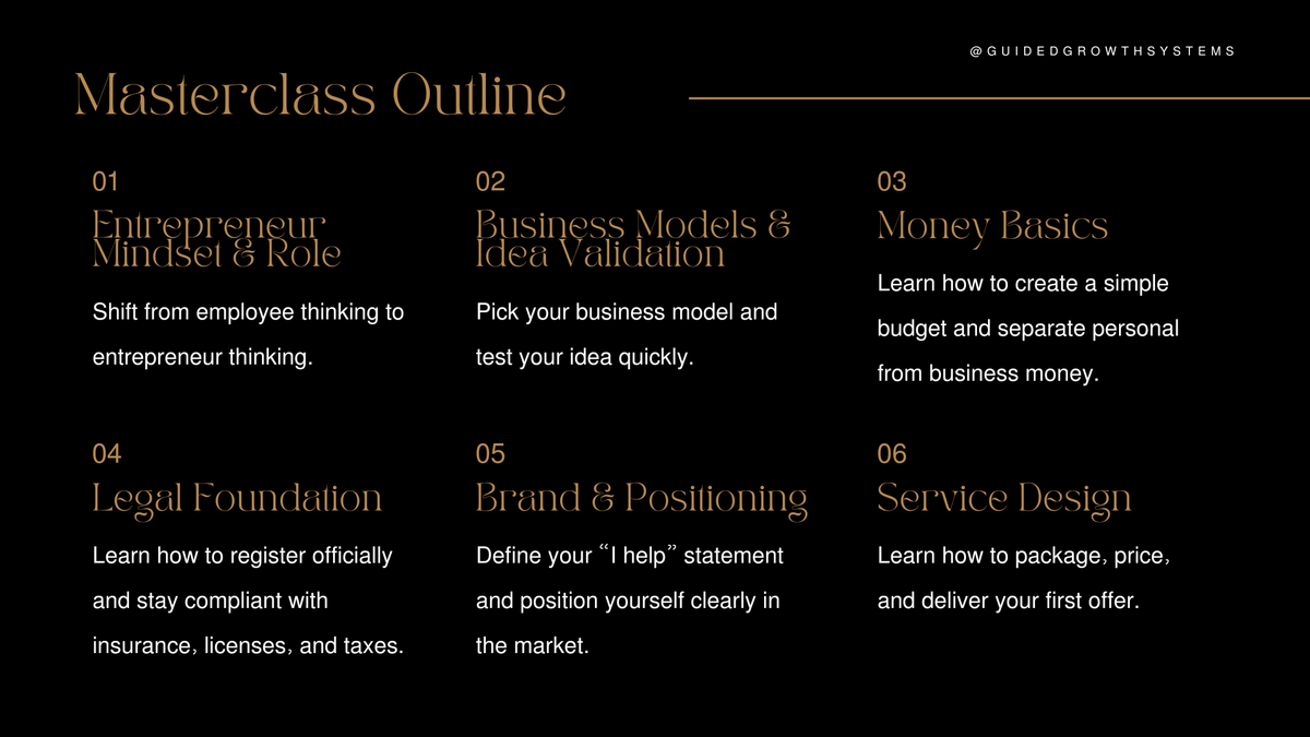 Launch Your First Offer outline 1