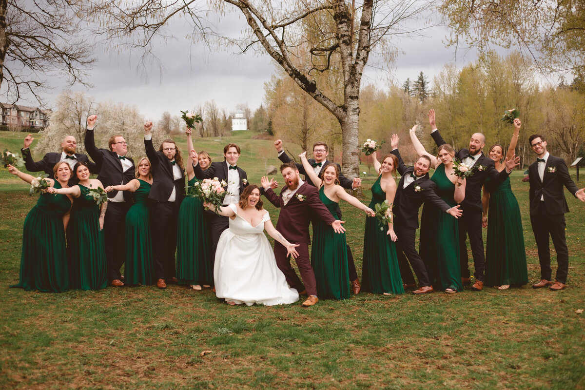Wedding, bridal party