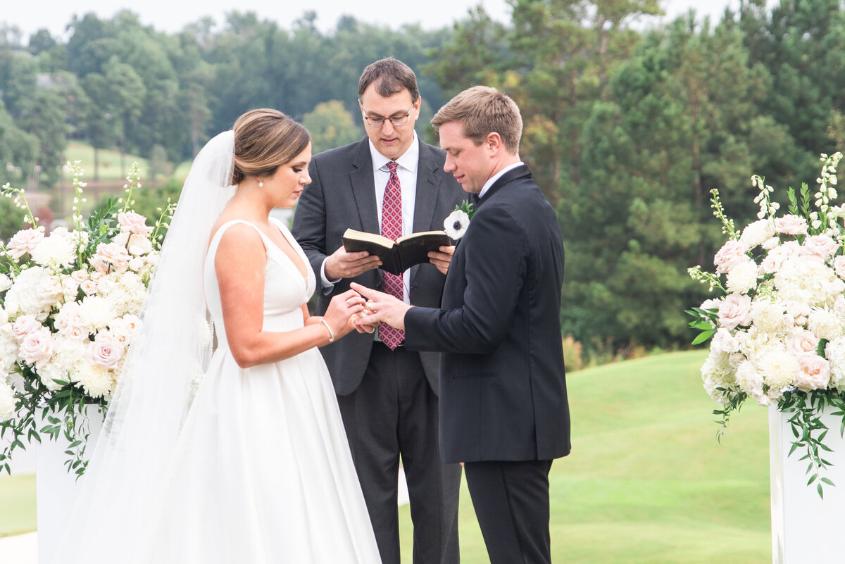 outdoor wedding ceremony